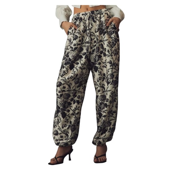 Anthropologie Maeve Silky Parachute Pants - Picture 3 of 15